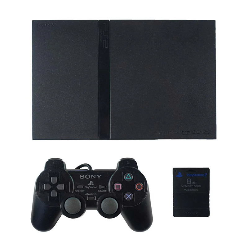 (Pre-Owned) Sony PlayStation 2 Slim Console - Black - ريترو